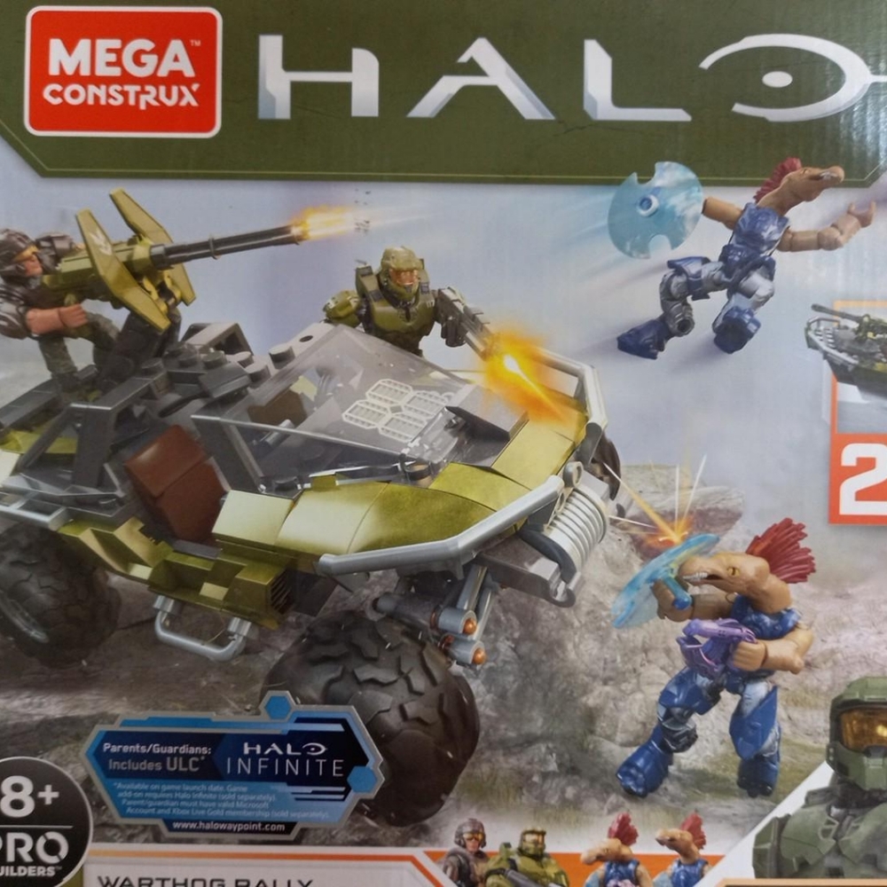 COPY - Halo infinite mega construx with ulc code, RARE ACTION BLOCK ARMOR